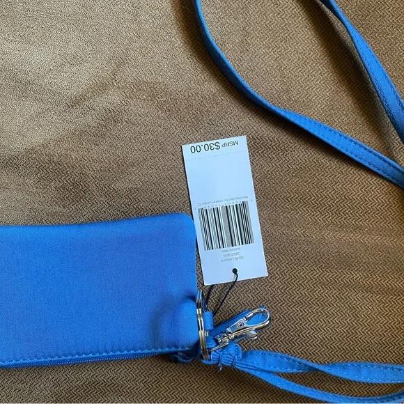 Vera Bradley blue ID holder lanyard NEW - Picture 5 of 5